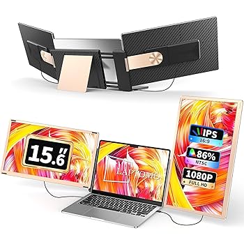 Amazon.co.jp: Laptomo S6 トリプルポータブルモニター 15.6